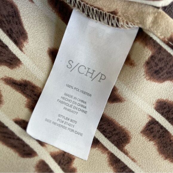 CAbi 3070 Ginger Sleeveless Animal Print Top Sleeveless Mob Wife S - Picture 9 of 10